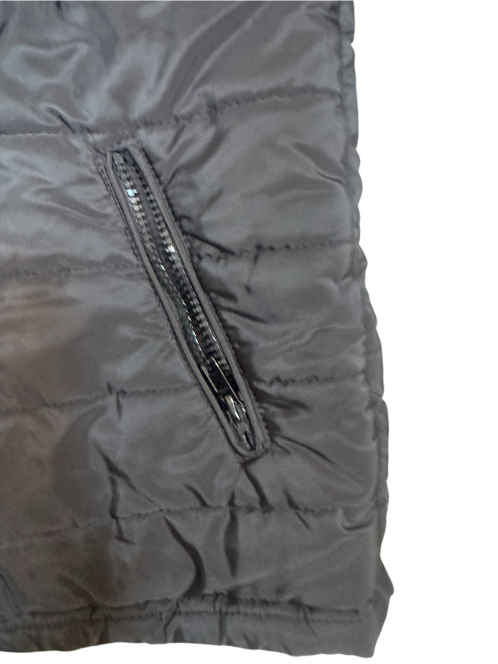 Ambiance Outerwear Black Puffer Jacket Faux Fur Hood Quilted NWOT Size S - Picture 9 of 12
